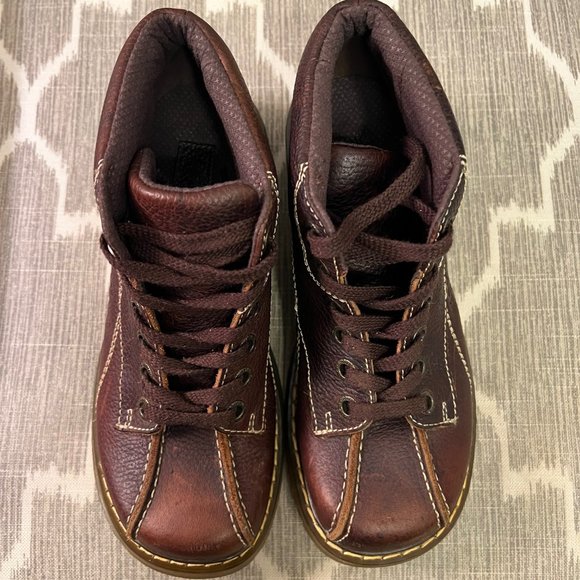 Dr. Martens Claudia Leather Lace-Up Boot with Embossed Flower - Picture 8 of 10